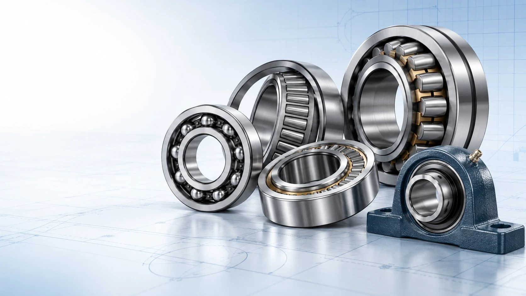 Rodamientos industriales de distintas configuraciones